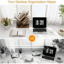 Tree Bookshelf 3 Tier Book Shelves Storage Organizer Desktop Bookshelf Floor Standing Bookcase Display For Magazine Books Small Tree Bookshelf For Bedroom Living Room Office Rustic Brown