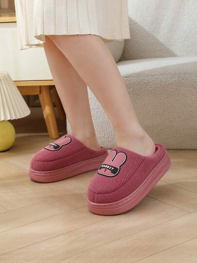 Damen Hausschuhe, warm und bequem für den täglichen Innenbereich, lässige Zuhause Plüsch Hausschuhe für Herbst/Winter