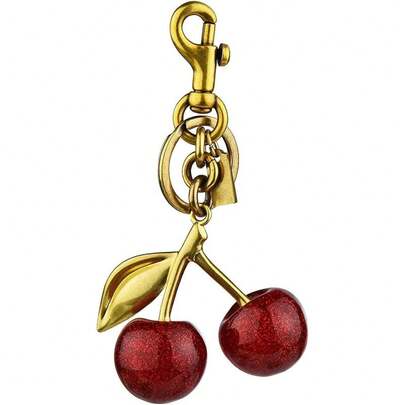 Shining Cherry Bag Pendant, Wallet Pendant,  Cherry Accessory   And Metal Accessories