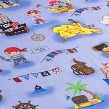 2-Piece Single Bed Sheet Set With Children's Prints - Pirates - View 3