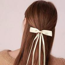 9 Pack Bow Hair Clips With Long Tail And Metal Clip For Women Cute Hair Accessories For Daily Wear Elegant Hairstyle Enhancer Perfect For Casual And Formal Occasions Beige