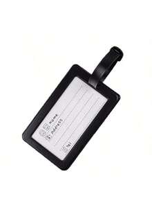 PVC weiche Gummi Gepäckanhänger, kreative Reisekoffer Anhänger, Bordkarte, Hängeanhänger, Identifikationsanhänger, Gepäckanhänger mit Namen für Lufttransport, Weihnachtsgeschenk Kartenhalter Anhänger für Reise, Urlaub, Ferien mit Namens-ID-Karten, tragbar