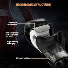 Dripex Boxing Gloves For Men Women Youth Boxing Training Gloves For Heavy Bag Workout Muay Thai Kickboxing Sparring Punching8 10 12 14 16oz Size: 16