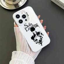 Anime Solo Leveling compatible with Apple  17 17Air 16E 16 15 14 13 12 mini Pro Max Plus Colorful Silver Phone case Funda Cover Capa, Cover compatible with  17 pro hülle,  17 pro max hülle,  17 hülle,  16 pro hülle