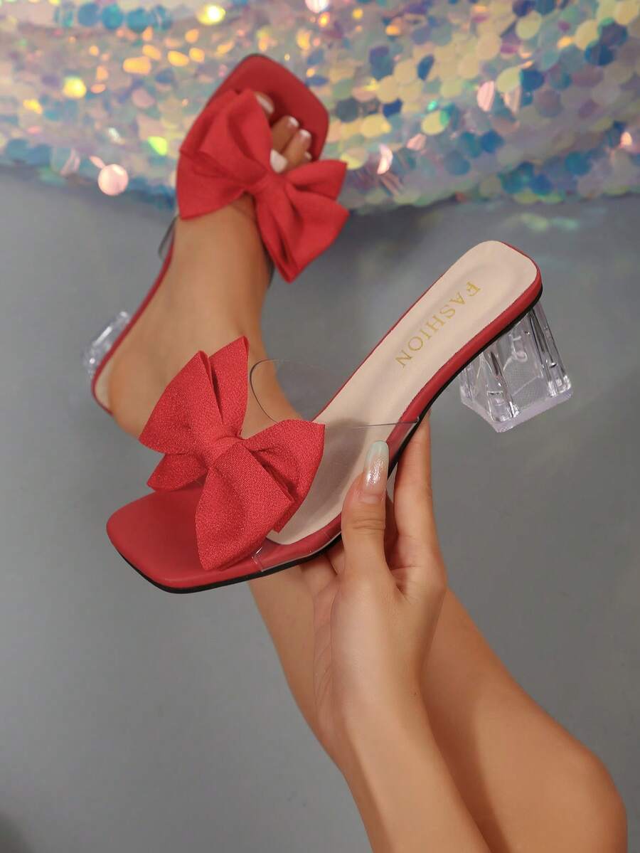 Giày sandal cao gót đế dày cho nữ, họa tiết bướm và hoa, giày công chúa thời trang cho đám cưới.