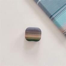 Carbon Fiber Striped Protective Case Compatible With Airpods Pro 3, 4/3, 1/2, Pro 2 - Multicolor - View 35