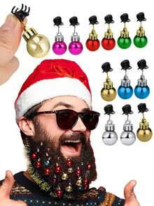 16 piezas/12 piezas Clips de accesorios para el cabello de las señoras, decoraciones de bolas navideñas para el cabello. Accesorio para el cabello con campana. Colgantes para el cabello y la barba. Clip pequeño. Clips para el cabello, clips laterales. Clip decorativo. Accesorios de decoración navideña: Clips para barba de ancianos, clips para el cabello, accesorios de decoración de árboles de Navidad, productos de decoración del hogar. Bolas de accesorios para el cabello navideños de colores, utilizados para disfraces de fiesta de mujeres en el papel festivo, regalos, viajes, regalos para mujeres, artículos para el cabello, rellenos de calcetines, rellenos de calcetines para mujeres, regalos de Navidad, rellenos de calcetines de Navidad, regalos para mujeres, rellenos de calcetines para adultos, rellenos de calcetines para adultos, artículos para el cabello, accesorios para mujeres, relleno de calcetines, accesorio de cabello de mayoría de edad, accesorios de cabello navideños, ideas d