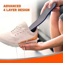 OdorEaters UltraDurable Insoles 1 Pair Shoe Odor And Foot Odor Eliminator Shoe Odor And Foot Deodorizer Shoe Smell Eliminator Foot Deodorant Extra Cushioning Increased Durability - 藍色 - 查看 5