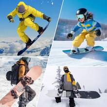 36pcs Ski Board Anti-Slip Pads, Pyramid-Shaped Anti-Slip Studs, Metal Material, Excellent Anti-Slip Effect, Self-Adhesive Design, Providing Extra Traction For Male And Female Winter Skiers