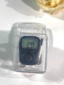 USB Rechargeable Electronic Counter With Silicone Strap, 7-Channel LED Ring Display, Manual Counting, Time Display, Lockable Screen, Compact Design With USB Charging, Suitable For Warehouse Inventory Or Daily Use - Multicolor - View 6