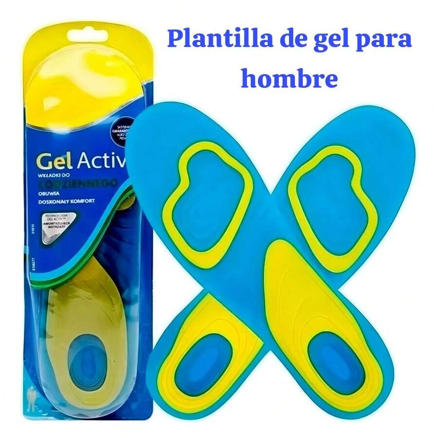 Gel Insole For Men - Blue - View 1