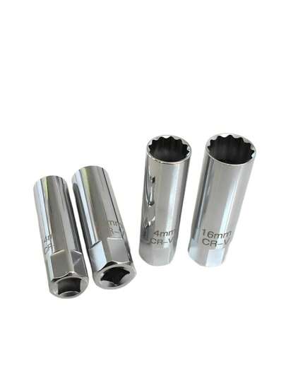 Soquete Universal para Vela de Ignição, Chave de Vela de Ignição Magnética de 12 Ângulos, Parede Fina para Remoção de Vela de Ignição de 14mm e 16mm, Ferramenta de Reparo Automotivo
