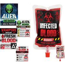 Fiestas Guirca Blood Injected Toy For Costumes And Horror Decoration, Poisoned Contaminated Ornaments With Impactful Design For Themed Parties And Halloween Celebrations, Ideal For Zombie Costumes And Spooky Scenes - Multicolor - View 1