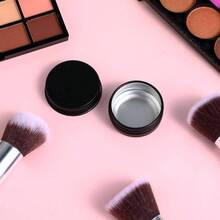 6 Pcs Refillable Aluminum Tin Jars Containers Leak Proof Cosmetic Tin Jar Containers Round Tins Container With Screw Lids Cosmetic, Salves, Lip Balm Or Others, 15mL5 OZ