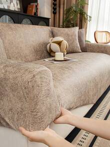 1pc Elastic & Durable Sofa Cover, Modern Minimalist Anti-Slip Washable Sofa Slipcover, L-Shaped Sofa Protector 1/2/3/4 Seater, Pet Friendly Decor, Suitable For All Seasons - Multicolor - View 3