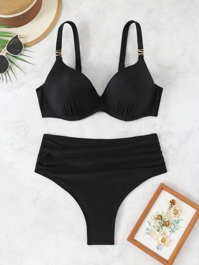 KEKE VEST Biquíni Plus Size com Sustentação e Estilo Único 2025 XX549