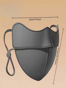 1 Piece Of Comfortable And Fashionable Women's Mask, Face Shield - Windproof, Cold-Resistant, Thick 3D Insulation, With Ear Hooks, Nylon Material, Washable By Hand