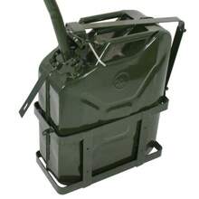5 Gallons Jerry Can With Holder 20L Liter Steel Oil Gas Gasoline Green 702458230489 |