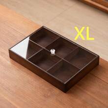 1PC Of Dried Fruit Tray, Household Divided Tea Tray, New Chinese Living Room Nut Snack Box, Creative Storage Box
