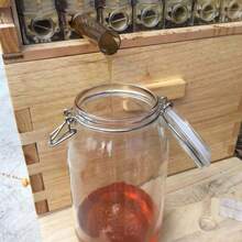 Auto Flowing Full Set 7PCS Beehive Honey Hive Frame +Cedarwood Beekeeping Brood Box - 棕色 - 查看 7