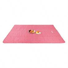 Manta de Picnic Estera al Aire porttil para Acampar Playa de Senderismo Rayado Rojo y Picnic - Picnic mat + 1'1" x 2" (Cuadrado) + 200*145cm - Ver 5