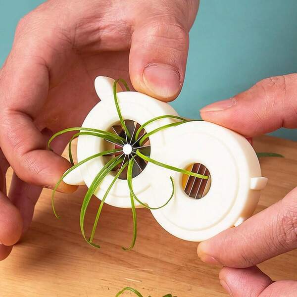 Spiralschneider, handgehaltener Spiralgemüseschneider für Gemüse, Obst, Zucchini-Nudeln, Karotten-Reibe, Küchenwerkzeug-Trichter, Karotten-Reibe, Zwiebel-Reibe, Edelstahlklinge, multifunktionaler Gemüseschneider