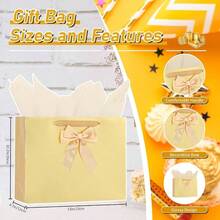 13 Motheru2019s Day Bags With Card Tissue Flower - Birthdays, Valentineu2019s, Weddings, Anniversaries, Kit Includes Card And Tissue Paper Red, 1 Piece