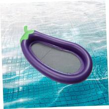 Colchn Inflable de Agua Forma de Berenjena para Sof Acutico para Verano y Relajacin el Agua - Púrpura - Ver 8