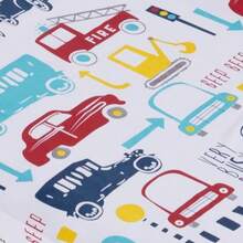 2-Piece Single Bed Sheet Set With Children's Prints - Classic Cars - View 3
