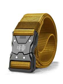 3 piezas Nuevo cinturón táctico de liberación rápida de nailon para pantalones de entrenamiento, entrenamiento al aire libre y cinturones casuales para hombres. Adecuado para adolescentes, jóvenes, hombres, casual, al aire libre, atlético, vacaciones, regalos de graduación, cumpleaños, uso diario, Halloween, casual, negocios, calle, bohemio, occidental, al aire libre, regalo para hombres, esposo, novio, padre, papá, Navidad