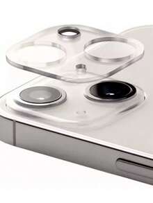 3D Tempered Glass Camera Protection Film For Models 15 / 14 / 13 / 12 / 11 - transparente - Ver 3