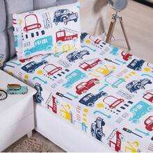 2-Piece Single Bed Sheet Set With Children's Prints - Classic Cars - View 4
