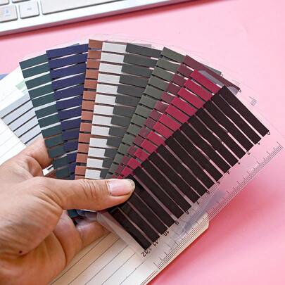 320 Sheets Ultra-Thin Index Tabs, Essential For Students, Gradient Color Reading Marker Stickers