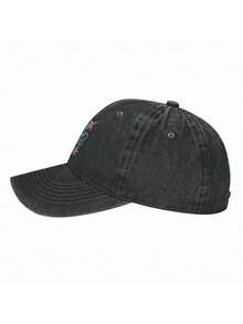 Salty Soul Men Women Vintage Washed Distressed Baseball Cap Twill Adjustable Adult Hat Women Caps - Black - View 3