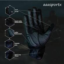 Motorcycle Gloves For Men And Women Full Finger Black Perforated Leather Motorcycle Glove Touchscreen Summer Hard Knuckled Armored Motorbike Gloves X-Large