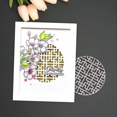 Fustelle metalliche creative a griglia, strumenti fai-da-te per scrapbooking, album e goffratura, realizzazione di biglietti di auguri, ritaglio di carte e artigianato, modelli di fustelle per realizzazione di biglietti regalo