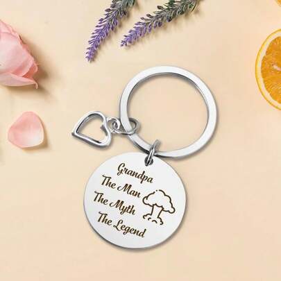 1 peça Presente para o Vovô Vovô Vovô Aniversário Melhor Vovô Vovô Vovô Vovô Vovô dos Netos Presente para o Vovô Chaveiro Pingente de Bolsa de Natal Acessórios para Carro Professor Amigo Irmã Ideias de Presente