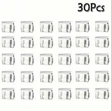 2/4/6/10/20/30件隐形裤腿夹，用于缩短裤腿，防止拖拽，隐形无缝裤腿闭合装置，防止裤子拖地，适用于牛仔裤和长裤，防水，便携，耐用
