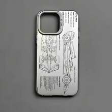 F-FormulaS 1 Car Design Phone Case For IPhone 16 15 14 13 12 11 Pro Max Black Matte Multicolor Laser Metallic Aurora Funda2025.1202520252025 - IP001-1344 - 查看 5