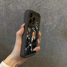 Funda de Teléfono Anime B-BLEACHS para Chicos Compatible con iPhone 16 15 14 13 12 11 Pro Max Mini XR XS X 7 8 Plus, Cubierta Trasera de TPU Suave a Prueba de Golpes - Mezcla de colores - Ver 5