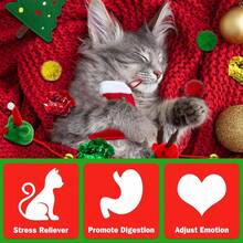 3 Pack Cat Wand Toy, Rainbow Cat Feather Toys With Bells, Teaser Wand With Soft Furry Tail, Interactive Toys For Indoor Cats & Kitten & Kitty - G-聖誕節-10件 - 查看 5