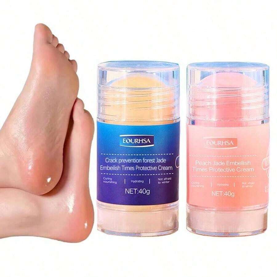 Buy 1 Get 1,Foot Care Cream,Anti Cracked Foot Cream,Moisturizing,Anti Crack,Softening And Nourishing Cream For Dry,Cracked Feet,Remove Dead Skin And Moisturize Dry Skin - 預設 - 查看 1