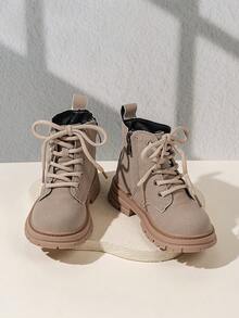 Children's Autumn/Winter New Anti- Fashion Versatile Classic Boots - Khaki - View 4