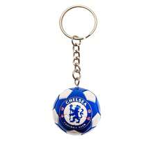 Chelsea FC Keyring (Blue/White) - 100% Mixed - (SG21552) - Dusty Blue - View 1