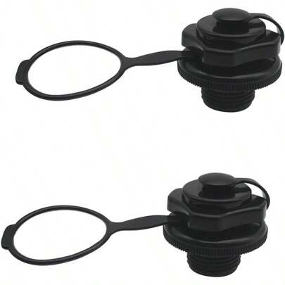 - 2 vlvulas inflables de aire para barco, 24 mm, tapones de vlvula de aire de plstico para inflables, tapn de tubo remolcable para balsa inflable, barco, kayak