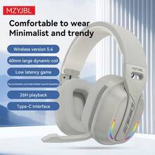 Active Noise-Cancelling Over-Ear Wireless Headphones,  Wireless Headphones, Foldable Wireless Headphones With Microphone, Foldable Lightweight Headphones, High-Fidelity Stereo, Deep Bass, Suitable For Travel, Office, Laptop And Mobile Phone - 黑色 - 查看 5