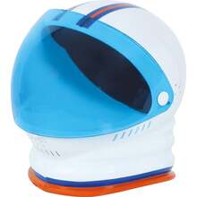 Fiestas Guirca Casque spatial pour enfants pour jeux d'exploration, costume d'astronaute pour enfants, structure résistante avec visière transparente, idéal pour fêtes scientifiques, activités éducatives et jeux créatifs - Multicolore - Voir 4