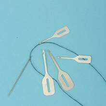 8 Stücke Edelstahl Schnell-Nadelfädler Set, Stickerei- und Nähzubehör, handgewebte Kreuzstich-Fädelhilfen, DIY Handwerkskunst, Edelstahl Nadelfädler, Schnell-Fädelhilfen, Stickerei- und Nähzubehör DIY Handwerkskunst, Kreuzstich-Nadelfädler, Nähzubehör für Zuhause