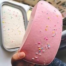 1 件 2025 新款慢回弹盒装蛋糕仿真面包挤压玩具，超柔软吸收吐司拼图玩具，固体史莱姆 - 生日礼物、圣诞礼物、完美礼物、收藏品展示、爱好收藏 - 彩色 - 查看 4