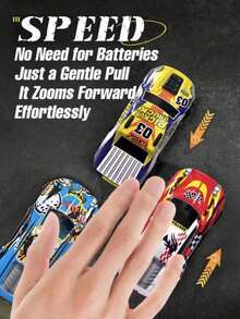 10辆/20辆/30辆合金迷你铁皮摩擦玩具车，逼真耐撞婴儿玩具，开学季好礼 - 彩色 - 查看 5